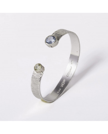 Iris Bicolor Topaz and Lemon Quartz Bracelet